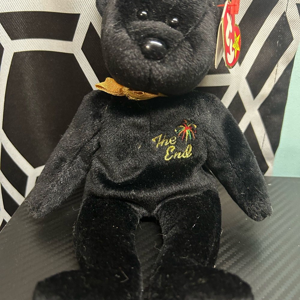 Ty The End plush with Gold Details